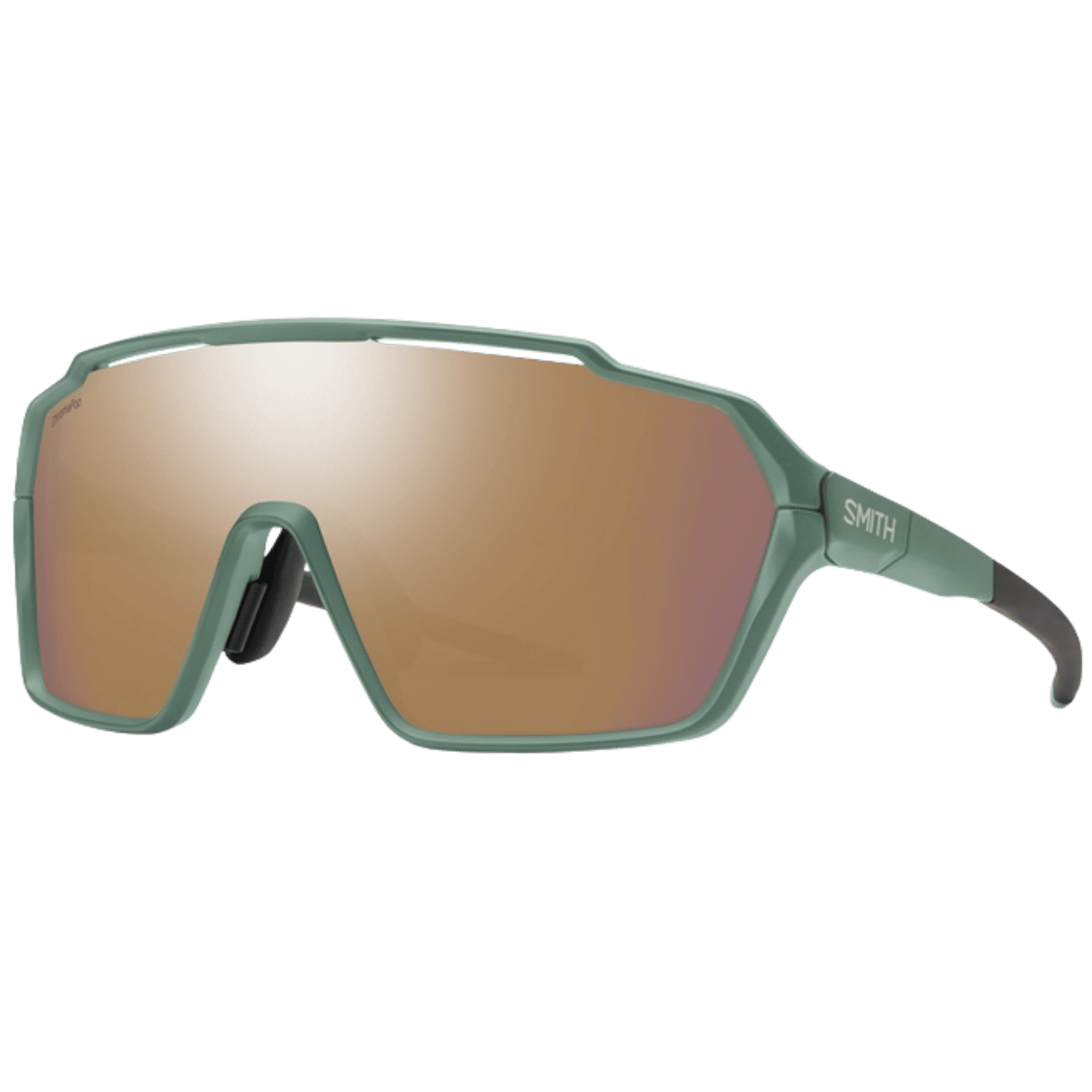 SMITH ADULT UNISEX SHIFT MAG SUNGLASSES - ALPINE GREEN ROSEGOLD MIRROR