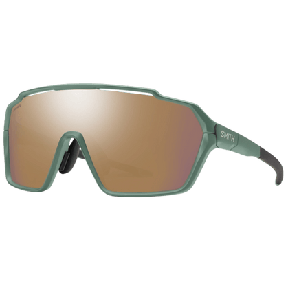 SMITH ADULT UNISEX SHIFT MAG SUNGLASSES - ALPINE GREEN ROSEGOLD MIRROR