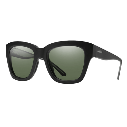 SMITH ADULT UNISEX SWAY SUNGLASSES - MATTE BLACK POLARIZE GRAY GREEN