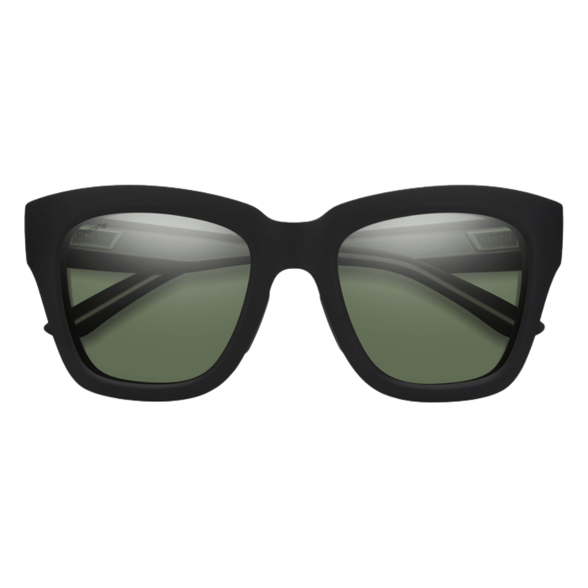 SMITH ADULT UNISEX SWAY SUNGLASSES - MATTE BLACK POLARIZE GRAY GREEN_1