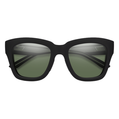 SMITH ADULT UNISEX SWAY SUNGLASSES - MATTE BLACK POLARIZE GRAY GREEN_1