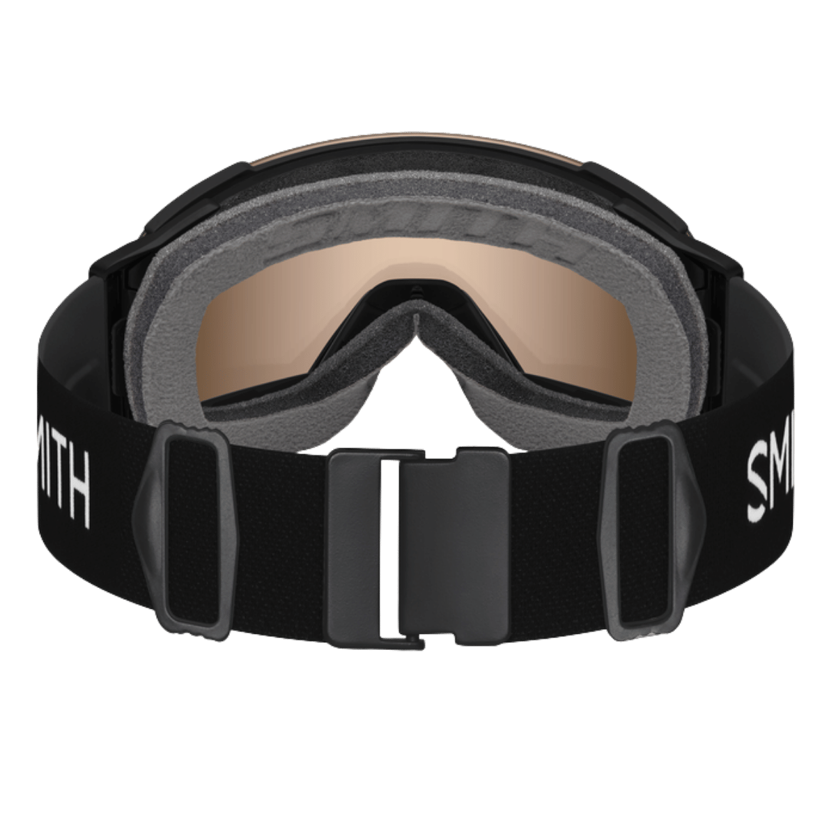 SMITH IO MAG XL LOW BRIDGE ADULT UNISEX GOGGLE - BLACK GOLD MIRROR LENS_1