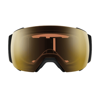 SMITH IO MAG XL LOW BRIDGE ADULT UNISEX GOGGLE - BLACK GOLD MIRROR LENS_2