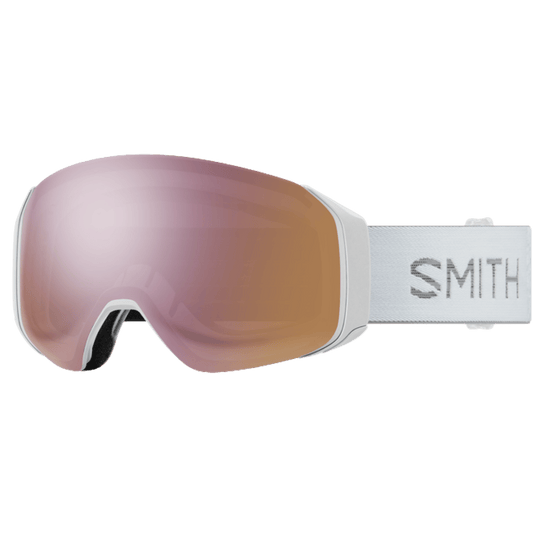 SMITH 4D MAG S GOGGLE - WHITE CHUNKY KNIT - CD ED RS GLD MR - FRONT VIEW
