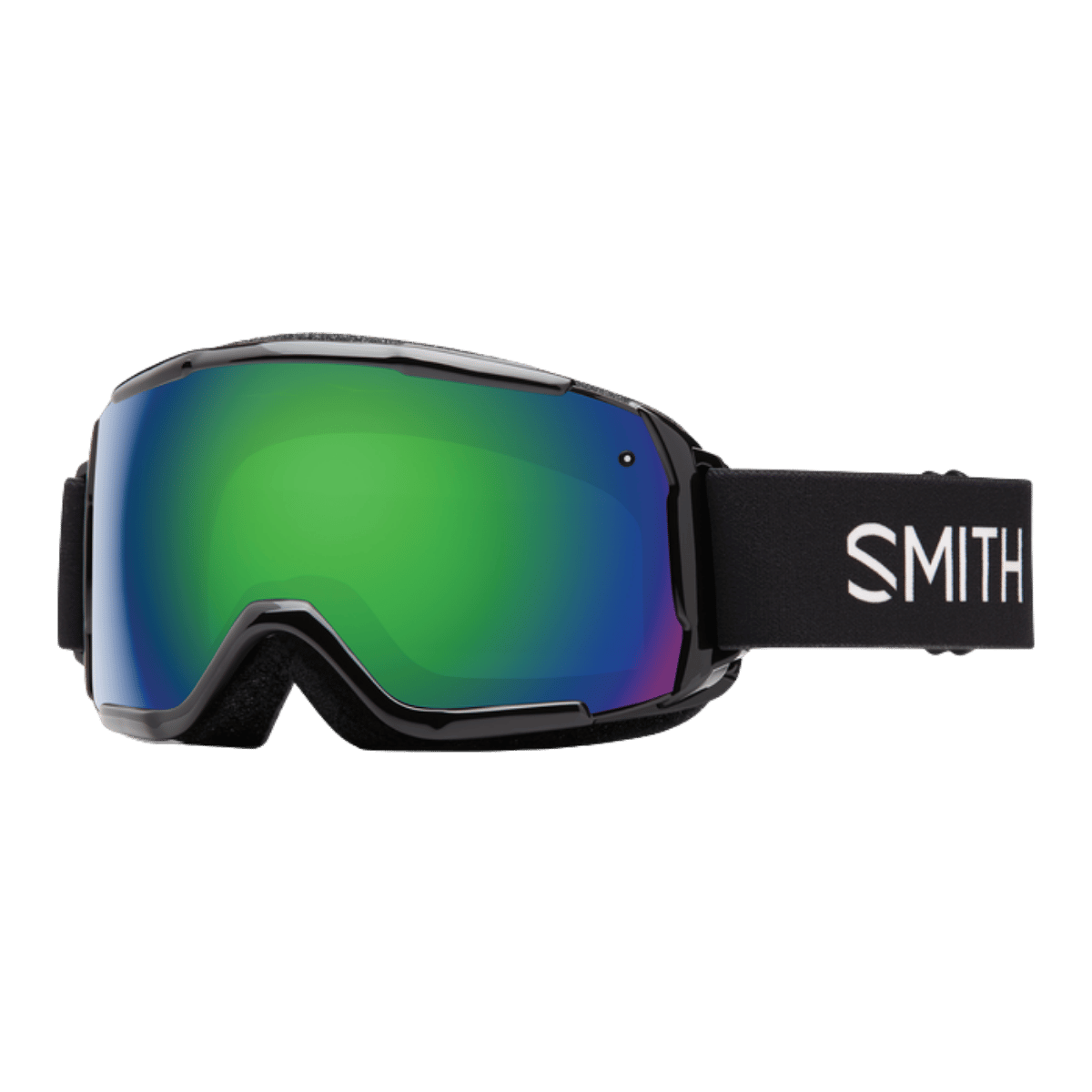 SMITH GROM JR GOGGLE - BLACK - CP GRN MIR  