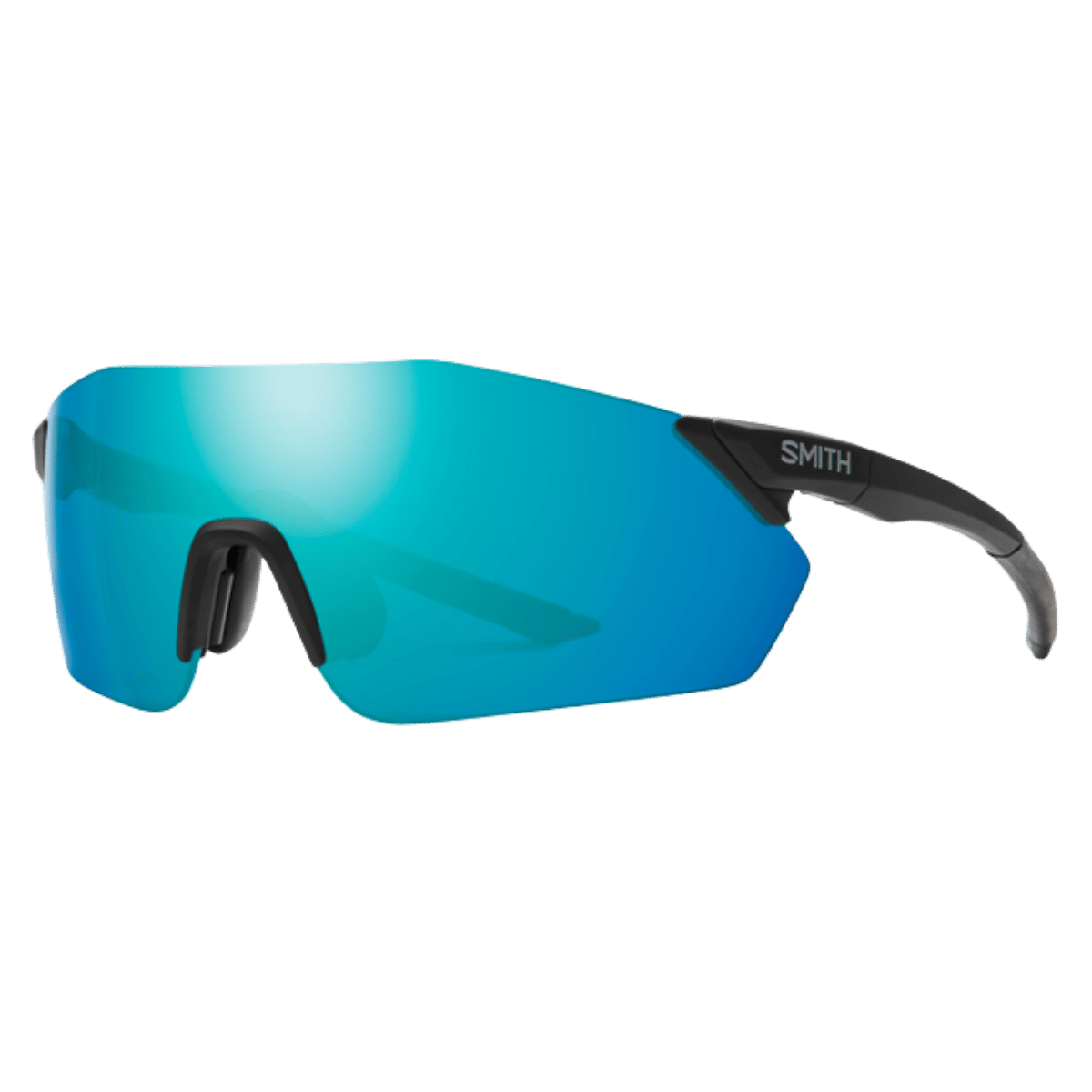 SMITH REVERB SUNGLASSES - MATTE BLACK CHROMAPOP OPAL MIRROR LENS
