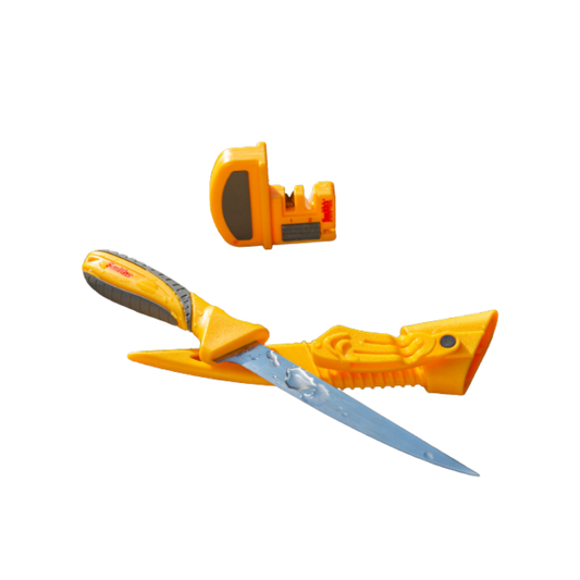 SMITH'S EDGESPORT FILLET KNIFE COMBO ORANGE