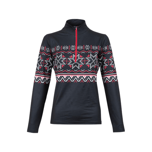 KRIMSON KLOVER WOMEN'S SNOWBANK 1/4 ZIP - BLACK