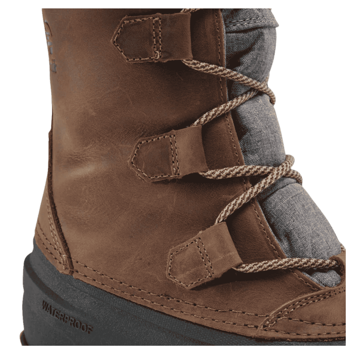 KAMIK SNOWGEM WOMENS WINTER BOOTS -40°C - COGNAC - CLOSER LOOK