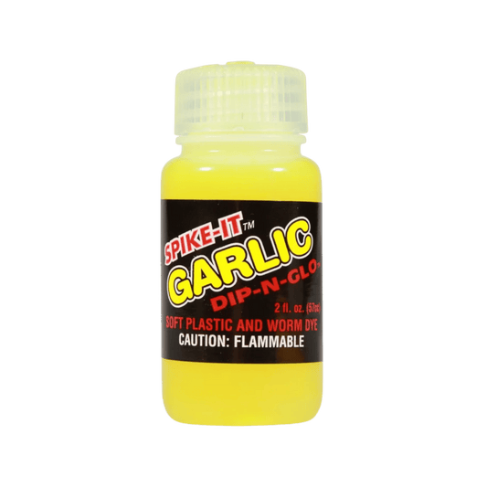 SPIKE-IT DIP-N-GLO SOFT PLASTIC DYE - 4 OZ - CHART/GARLIC