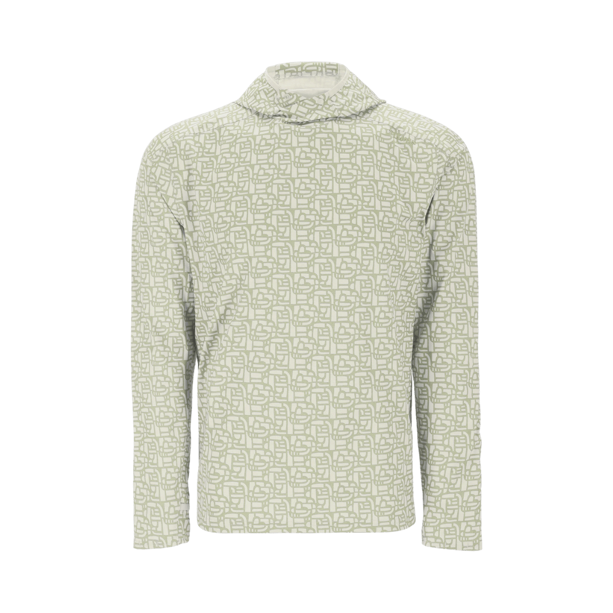 SIMMS MEN'S SOLARFLEX HOODY - BLOCK PALE PINE