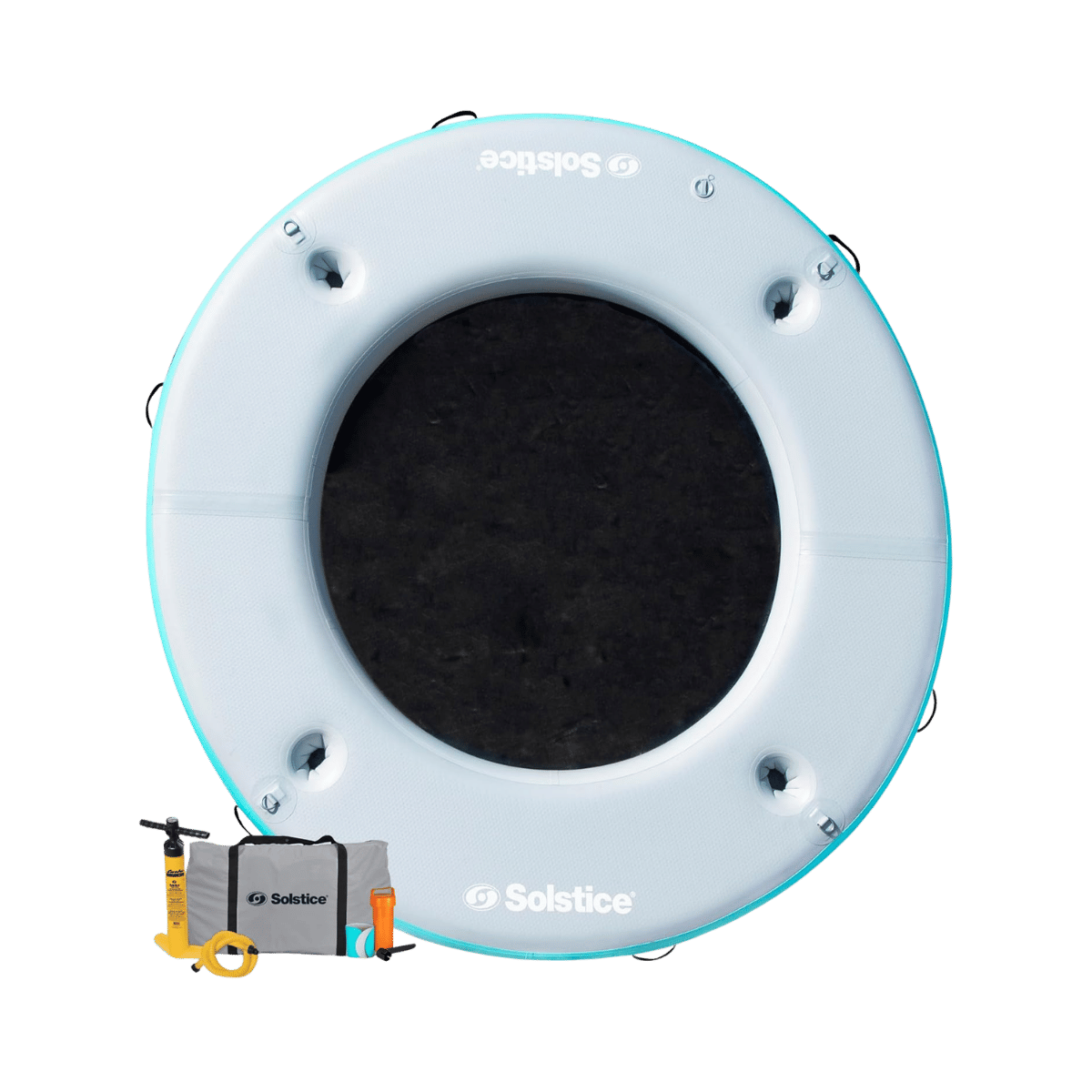 SOLSTICE INFLATABLE CIRCULAR MESH DOCK 8FT CIRCLE