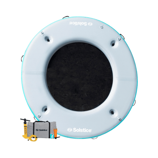SOLSTICE INFLATABLE CIRCULAR MESH DOCK 8FT CIRCLE
