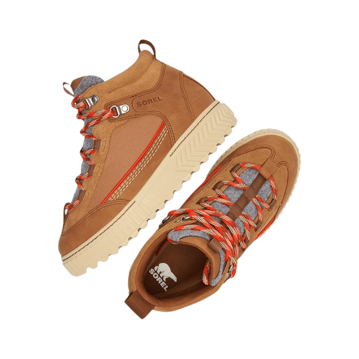 SOREL WOMEN'S ONA AVE PEAK BOOT WATERPROOF - VELVET TAN/HONEY WHITE, TOP ANGLE, 06.5, 07.0, 07.5, 08.0, 08.5, 09.0, 09.5