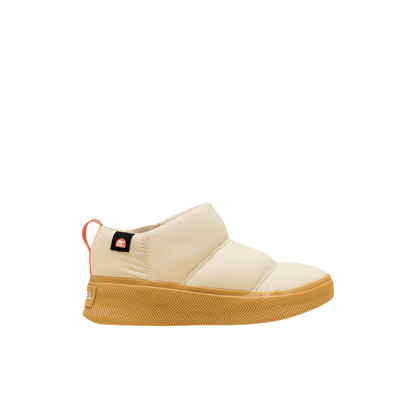 SOREL WOMEN'S OUT N ABOUT IV MINI PUFFY - HONEY WHITE/GUM, SIDE ANGLE, 06.5, 07.0, 07.5, 08.0, 08.5, 09.0, 09.5, 10.0