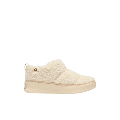 SOREL WOMEN'S OUT N ABOUT IV MINI PUFFY - NATURAL/CHALK, SIDE ANGLE, 06.5, 07.0, 07.5, 08.0, 08.5, 09.0, 09.5, 10.0