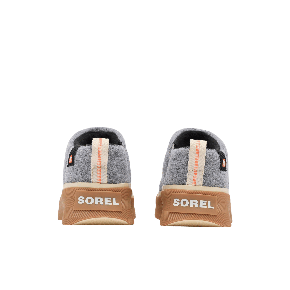 SOREL YOUTH OUT N ABOUT IV MINI PUFFY - CHROME GREY/GUM, BACK ANGLE, 01.0, 02.0, 03.0, 04.0, 05.0, 06.0, 07.0