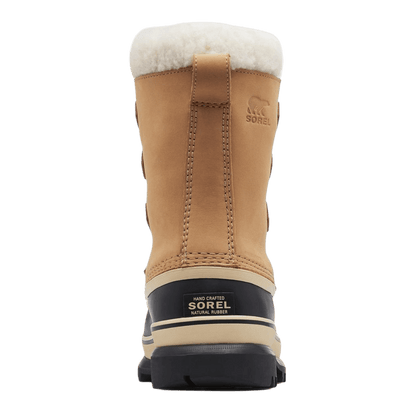 SOREL WOMEN'S CARIBOU WATERPROOF 9MM FELT LINER - BUFF_BACKANGLE