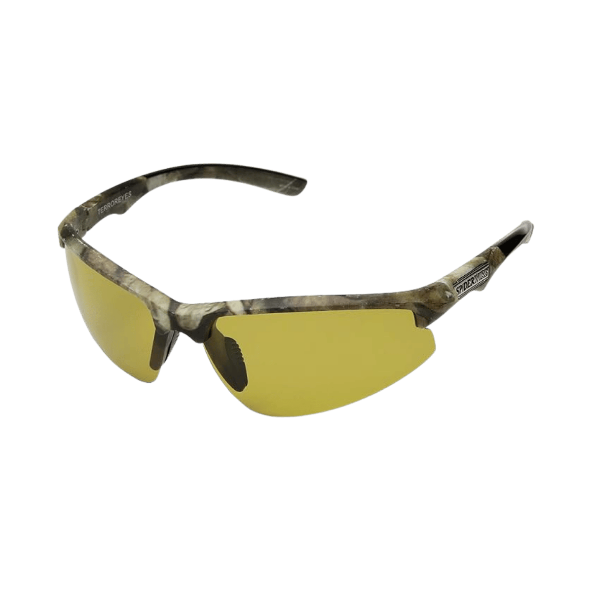 SPIDERWIRE TERROR EYES MATTE CAMO/AMBER SUNGLASSES - LG/XL