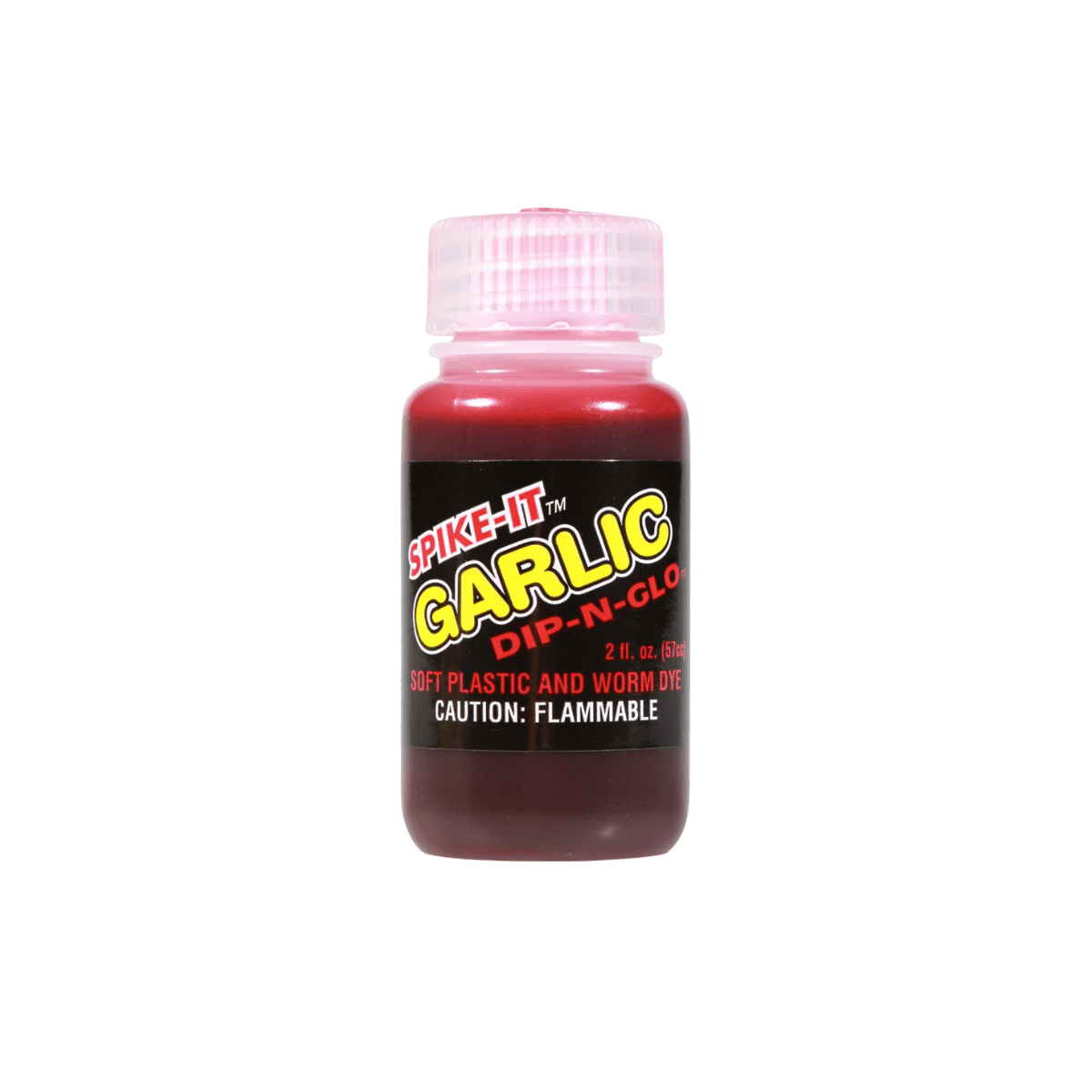 SPIKE-IT DIP-N-GLO SOFT PLASTIC DYE 4OZ FIRE RED/GARLIC