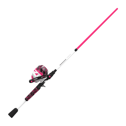 ZEBCO ROAM SPINCAST COMBO - 6' M 2PC - PINK