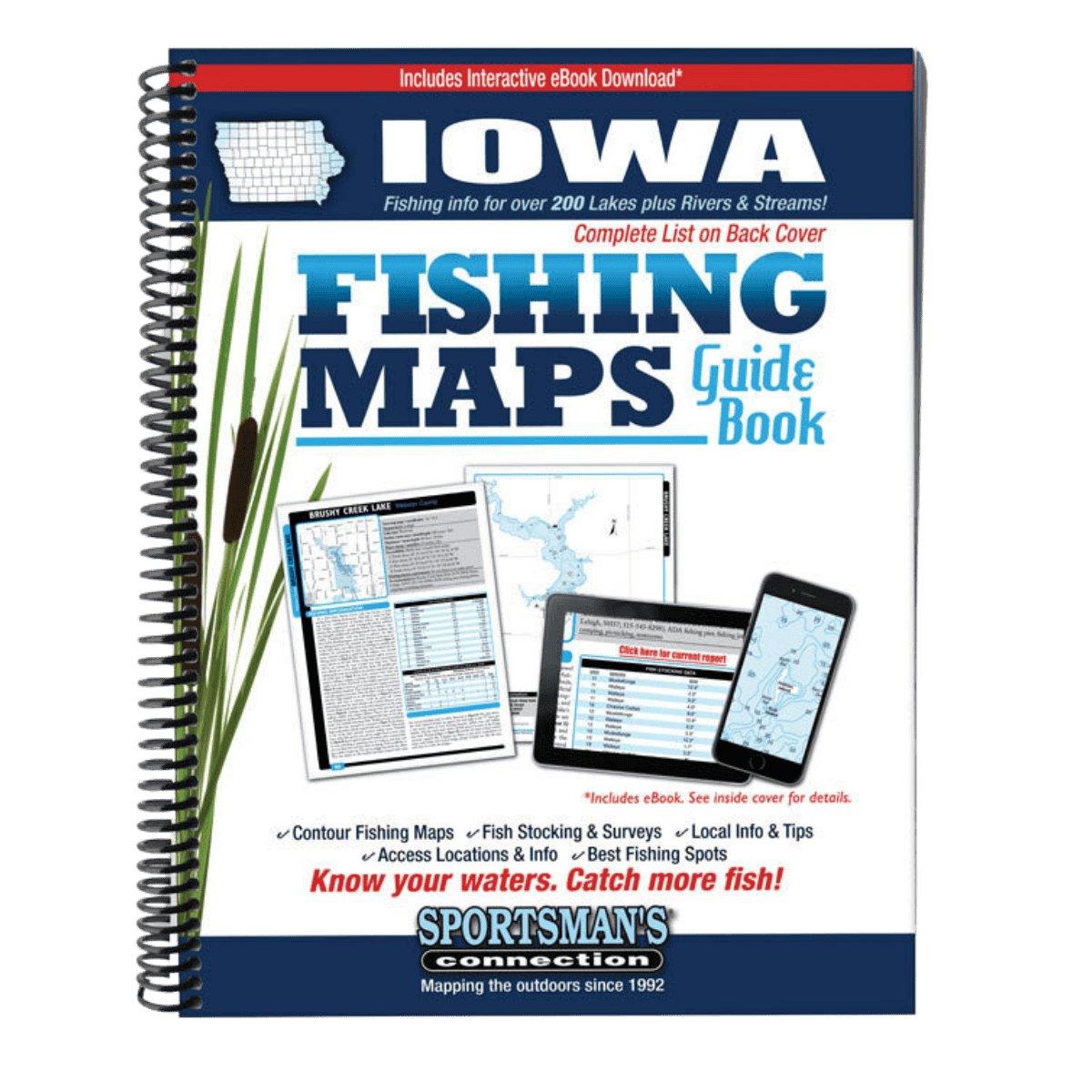 SPORTSMAN`S CONNECTION IOWA FISHING MAP GUIDE