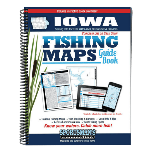 SPORTSMAN`S CONNECTION IOWA FISHING MAP GUIDE