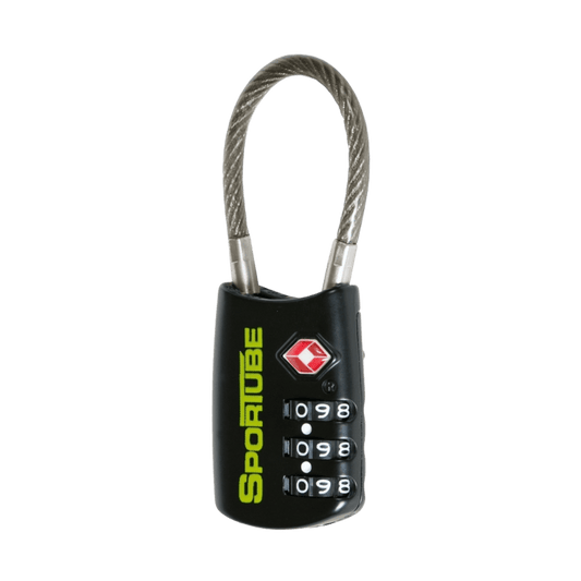 SPORTUBE TSA COMBINATION APPROVED LOCK - FRONT VIEW
