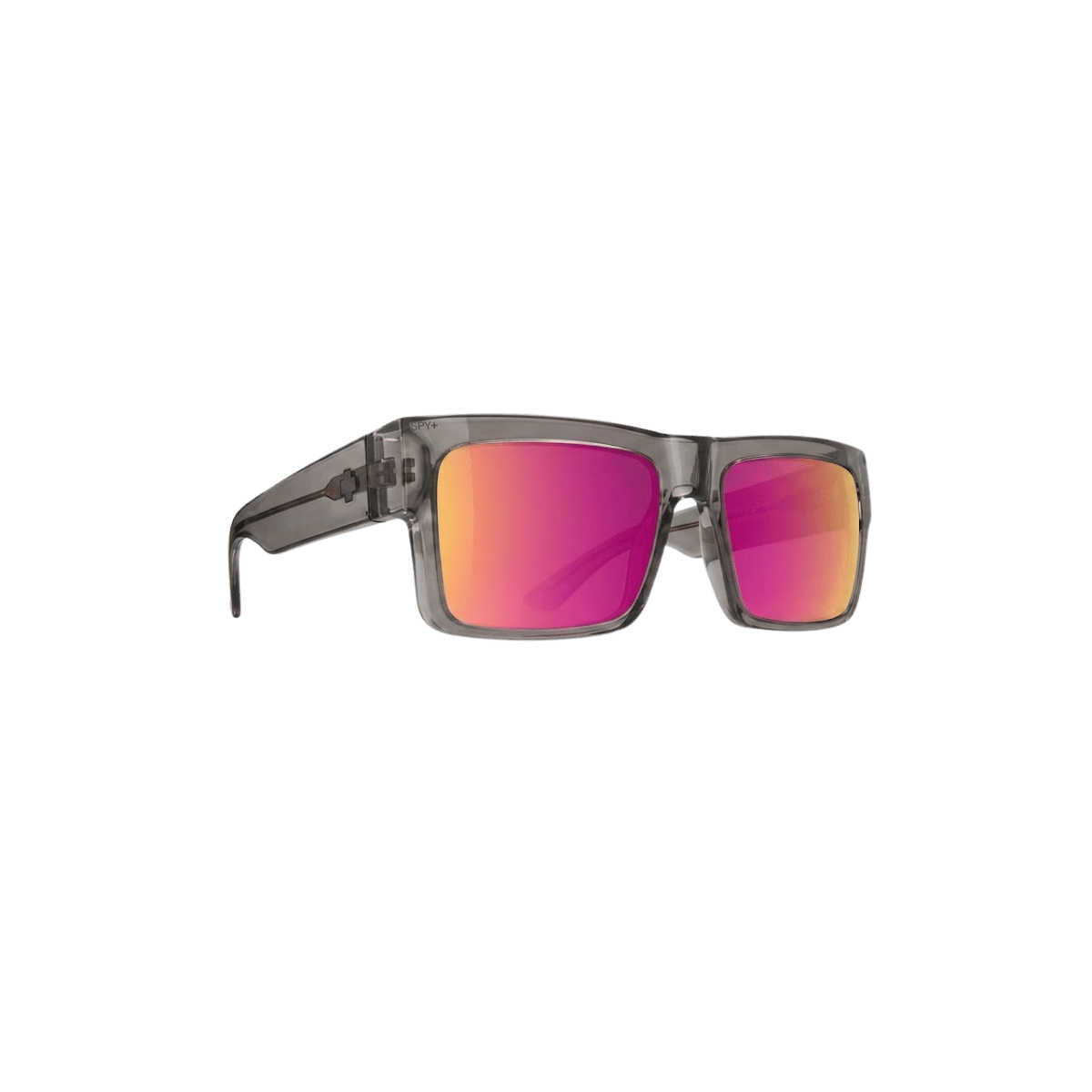 SPY CYRUS SWITCH SUNGLASSES TRANSLUCENT GUNMETAL GRAY GREEN PINK