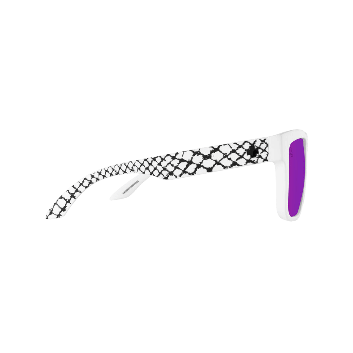 SPY DISCORD SLAYCO SUN GLASSES - MATTE WHITE - SIDE VIEW