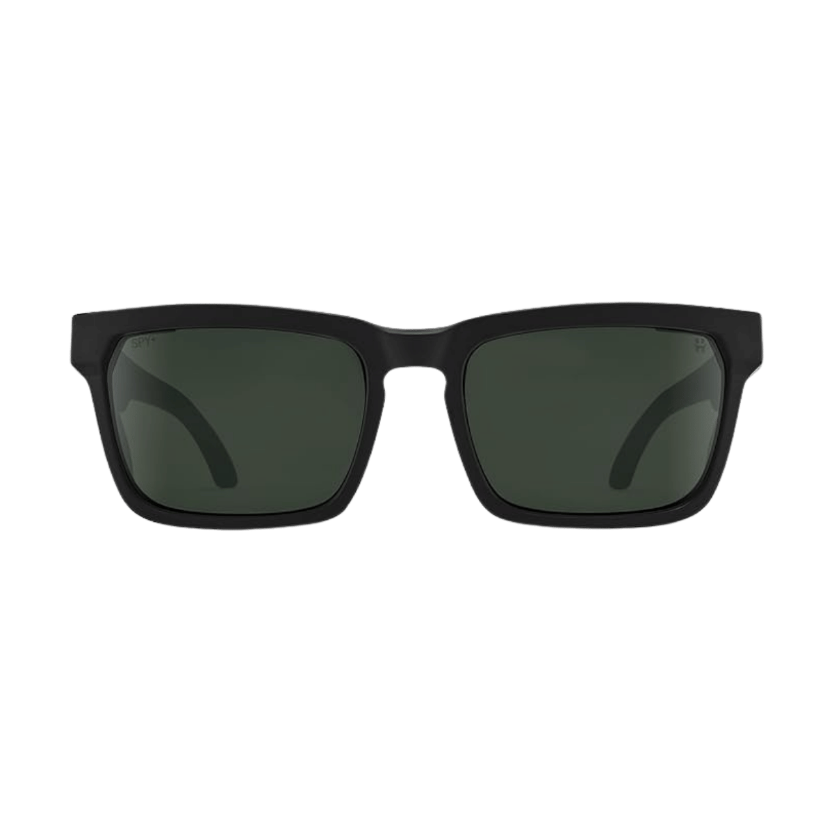 SPY HELM TECH SUN GLASSES - MATTE BLACK - FRONT VIEW