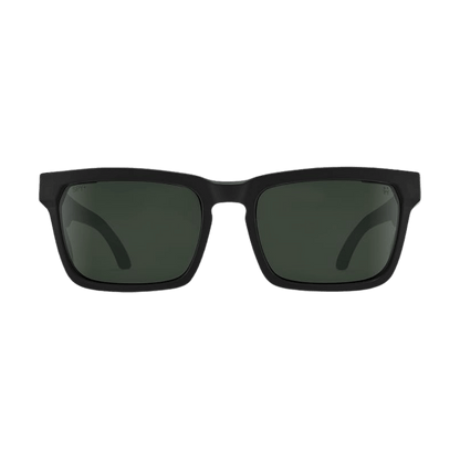 SPY HELM TECH SUN GLASSES - MATTE BLACK - FRONT VIEW