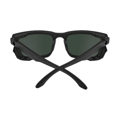 SPY HELM TECH SUN GLASSES - MATTE BLACK - BACK VIEW