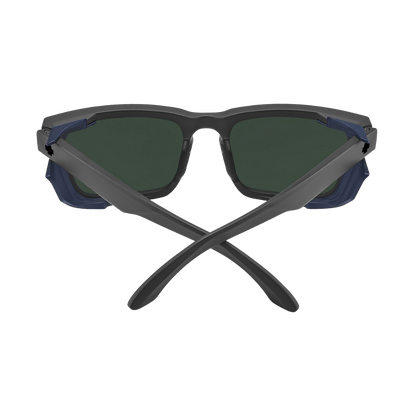 SPY HELM TECH SUNGLASSES - MATTE DARK GRAY - REAR VIEW