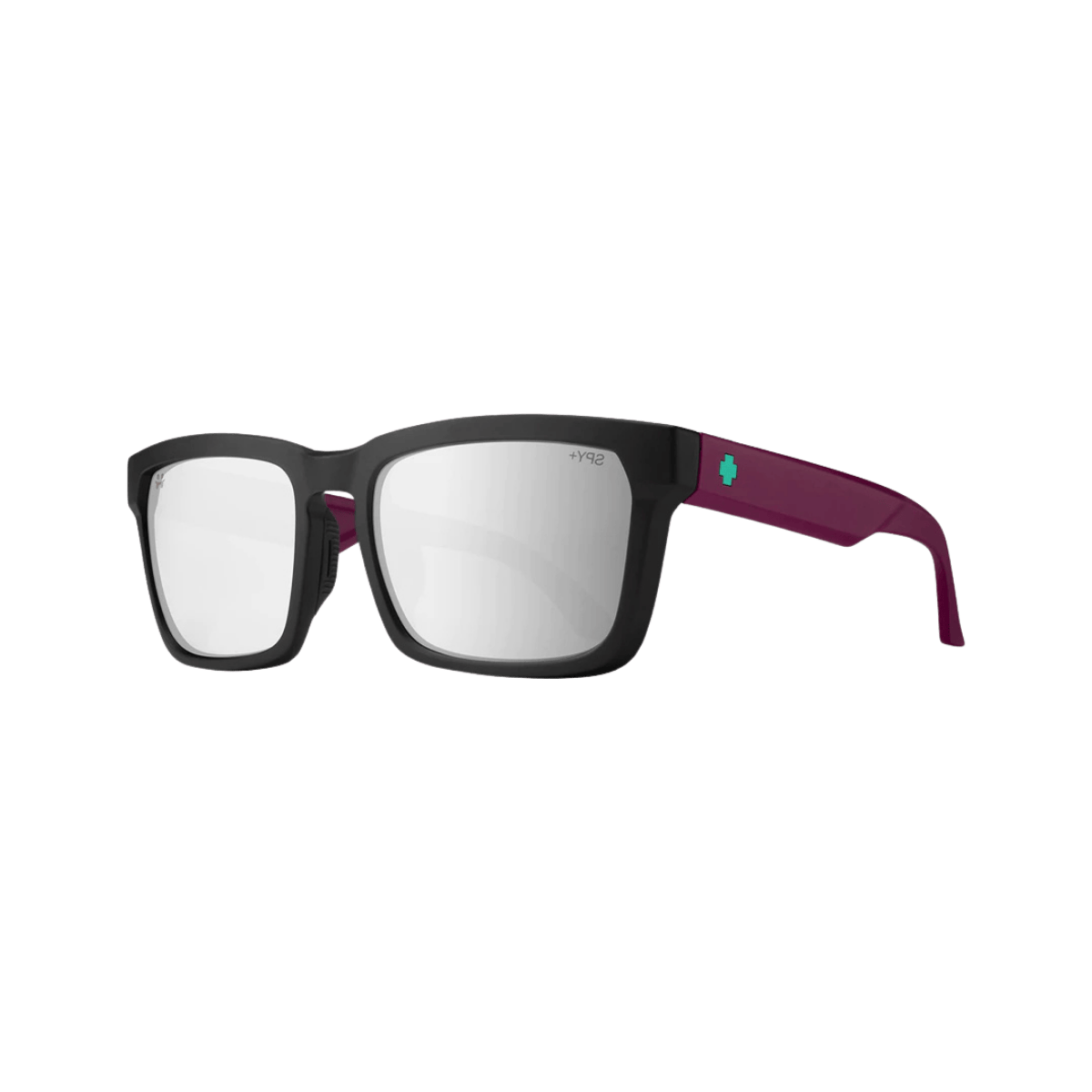 SPY HELM TECH SUNGLASSES - BLACK PURPLE - LEFT SIDE VIEW