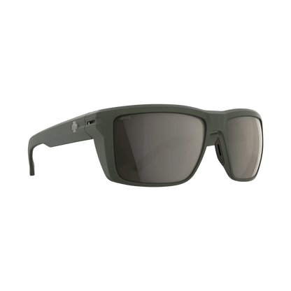 SPY OVERHAUL XL SUNGLASSES - MATTE OLIVE "BRONZE PEWTER MIRROR" - RIGHT SIDE VIEW