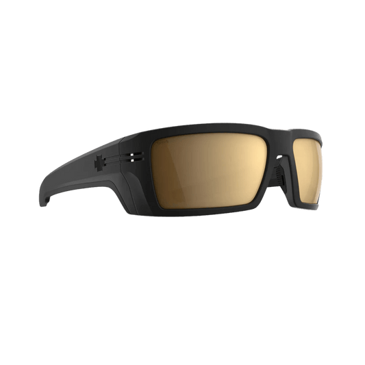 SPY REBAR SE SUNGLASSES - MATTE BLACK - RIGHT IDE VIEW