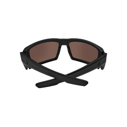 SPY REBAR SUNGLASSES - MATTE BLACK - BACK VIEW