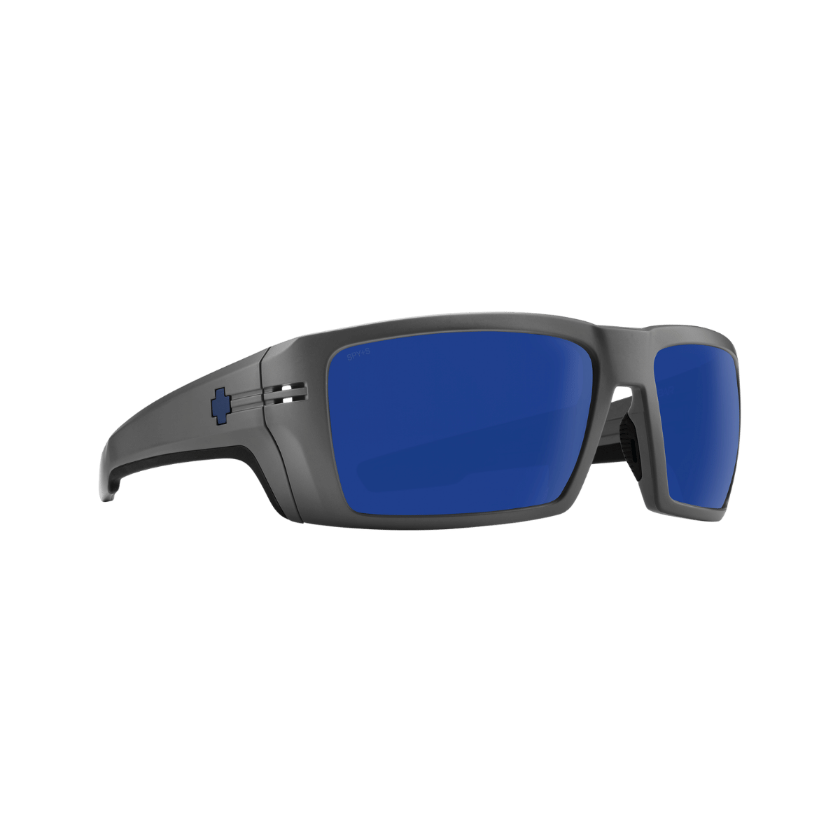 SPY REBAR SUN GLASSES - MATTE GUN METAL - RIGHT SIDE VIEW
