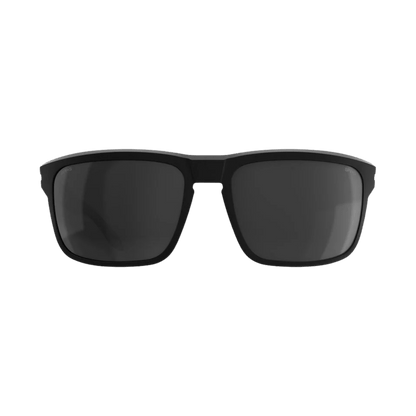SPY REGION XL SUNGLASSES - SOFT MATTE BLACK - FRONT VIEW