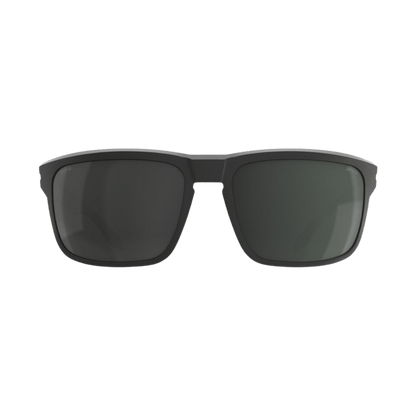 SPY REGION XL SUNGLASSES - MATTE BLACK - FRONT VIEW