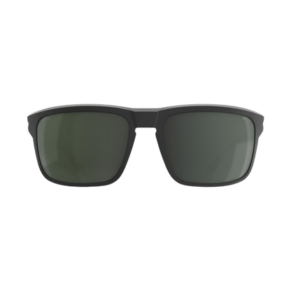 SPY REGION XL SUNGLASSES - MATTE BLACK - FRONT VIEW