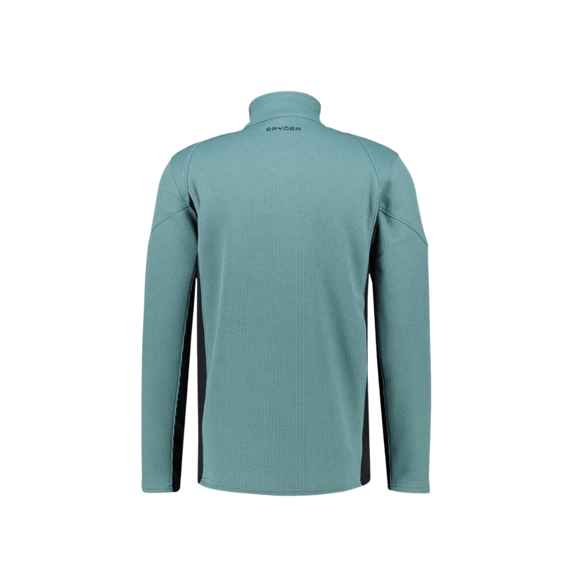 SPYDER BANDIT HALF ZIP FLEECE JACKET - TUNDRA - BACK VIEW