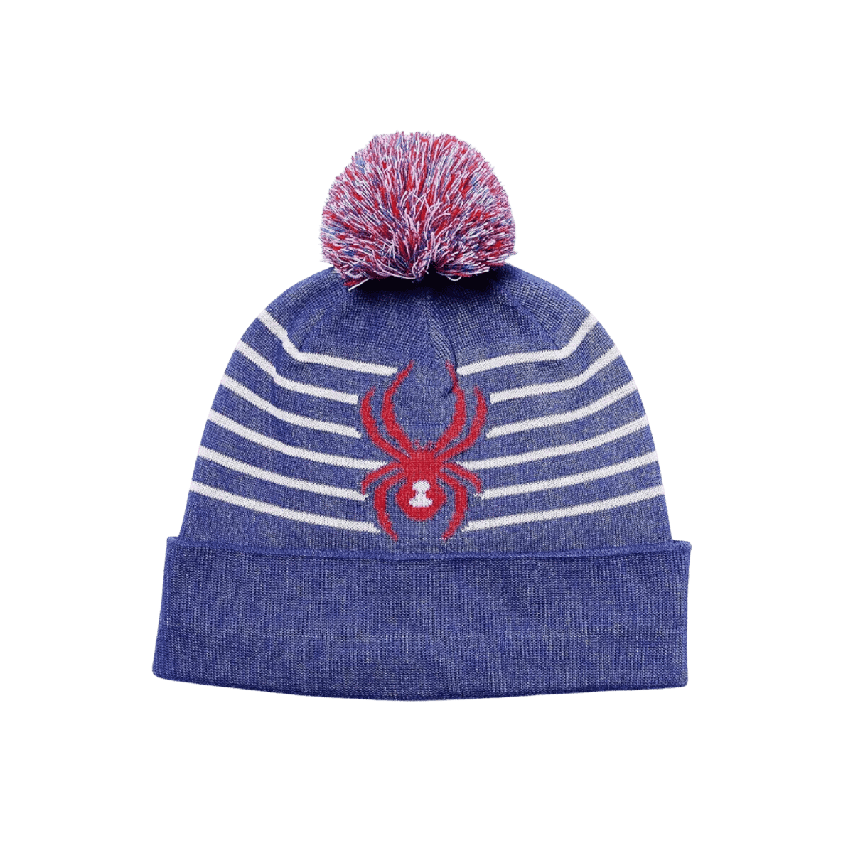 SPYDER ICEBOX ELECTRIC BLUE HAT - FRONT VIEW