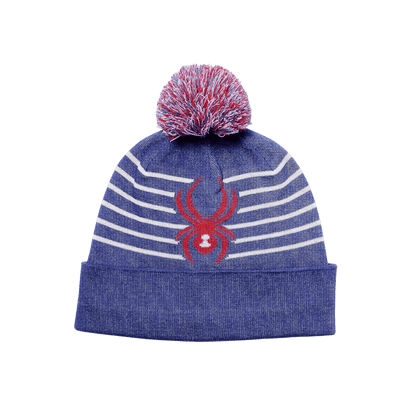 SPYDER ICEBOX ELECTRIC BLUE HAT - FRONT VIEW