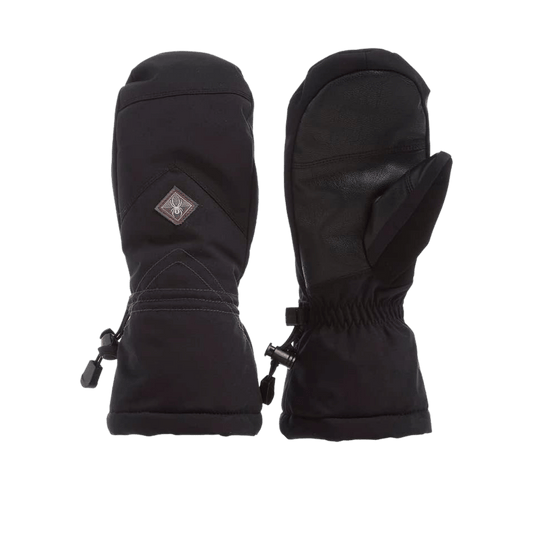 SPYDER BIG GIRLS INSPIRE SKI MITTEN - BLACK