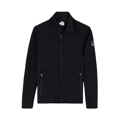 SPYDER WOMENS BANDITA FULL ZIP FLEECE JACKET - BLACK