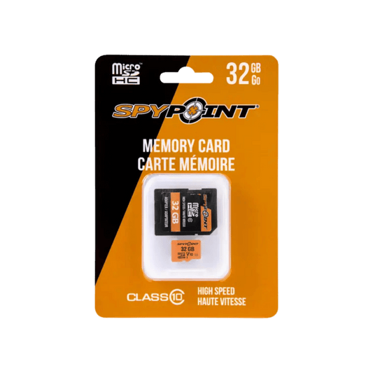 SPYPOINT MICRO SD CARD 32GB - BLACK