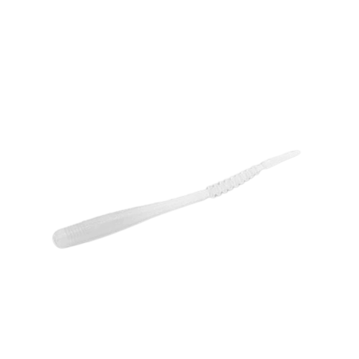 FISH DADDY SPYRO TAIL BIOSILICONE GLOW PLASTIC 1.96IN 16PK_WHITEGLOWRED