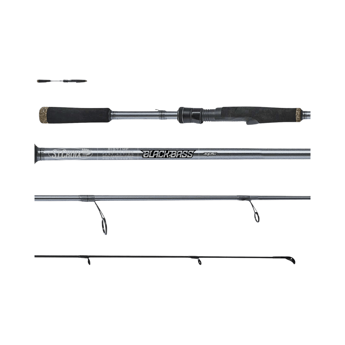 ST CROIX BLACK BASS SPINNING ROD IMAGE